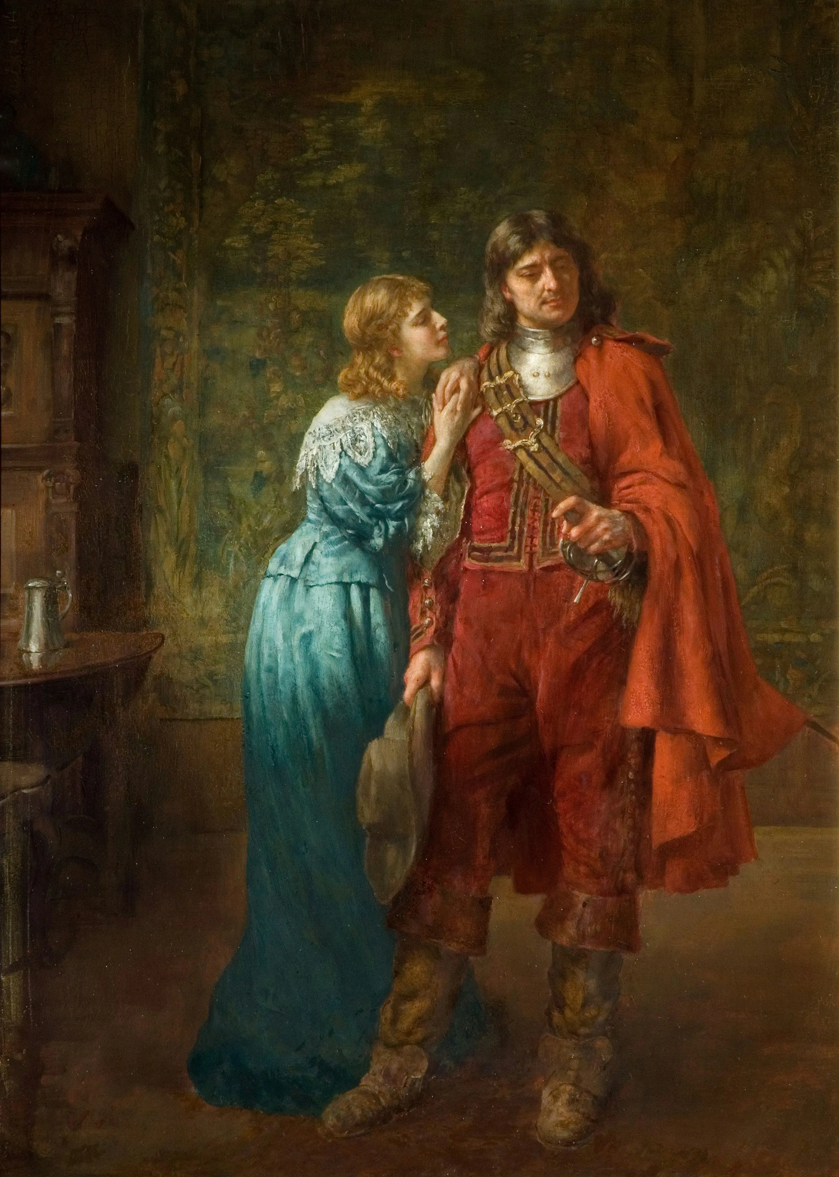 Lalie Lours (Best Teen Book Review Site) victorian painting of a man and woman standing next to each other